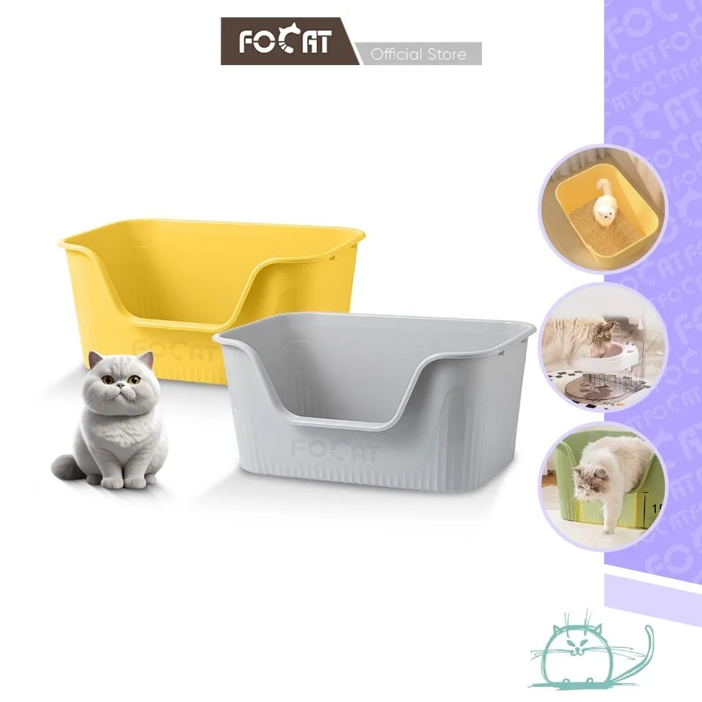 FOCAT Pet Litter Box Ekstra Besar 50CM M31 Bak Pup Kucing Anabul Jumbo